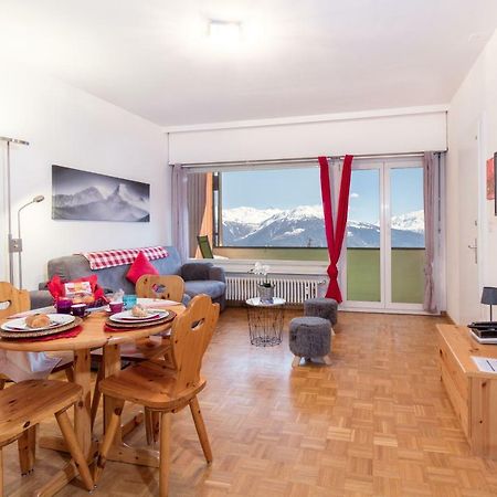 Ferienwohnung L'Eperon Center Crans Wonderful View Exterior foto