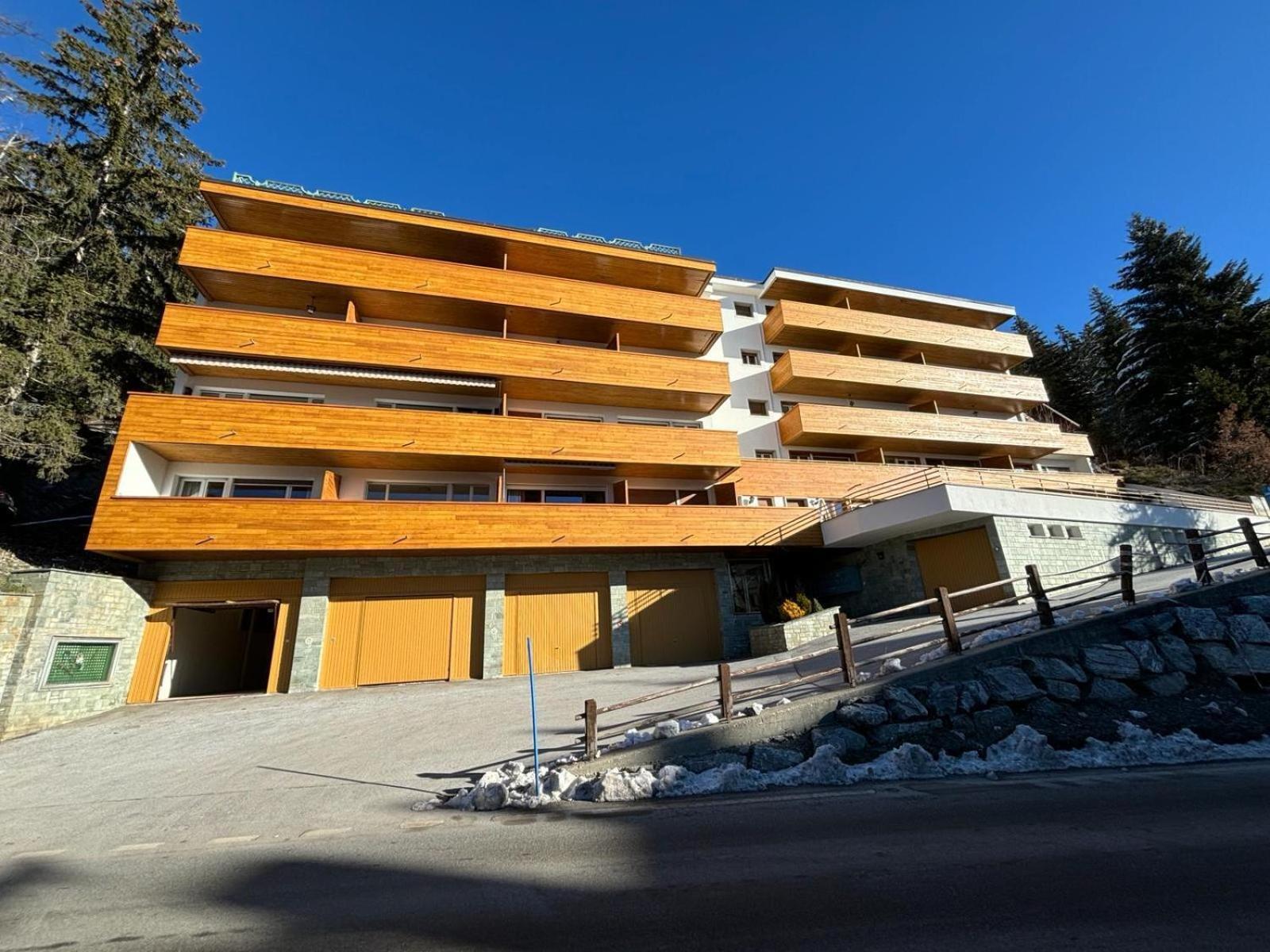 Ferienwohnung L'Eperon Center Crans Wonderful View Exterior foto